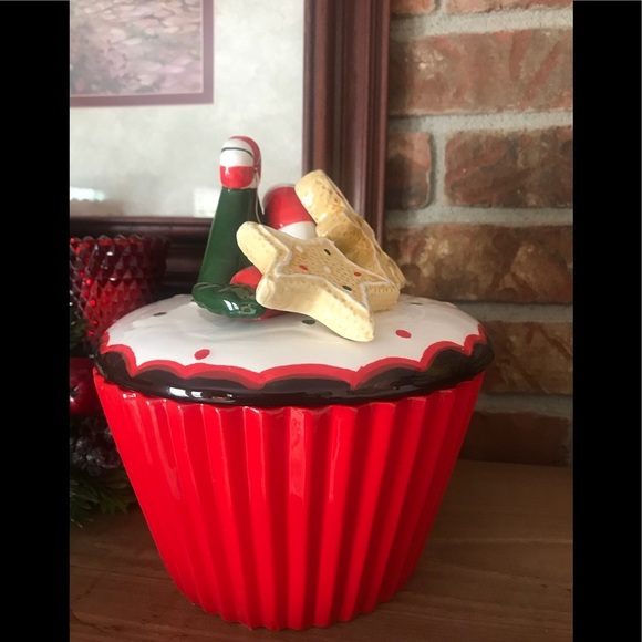 Rare Vintage Gingerbread Man Cupcake Cookie Jar - Picture 6 of 12